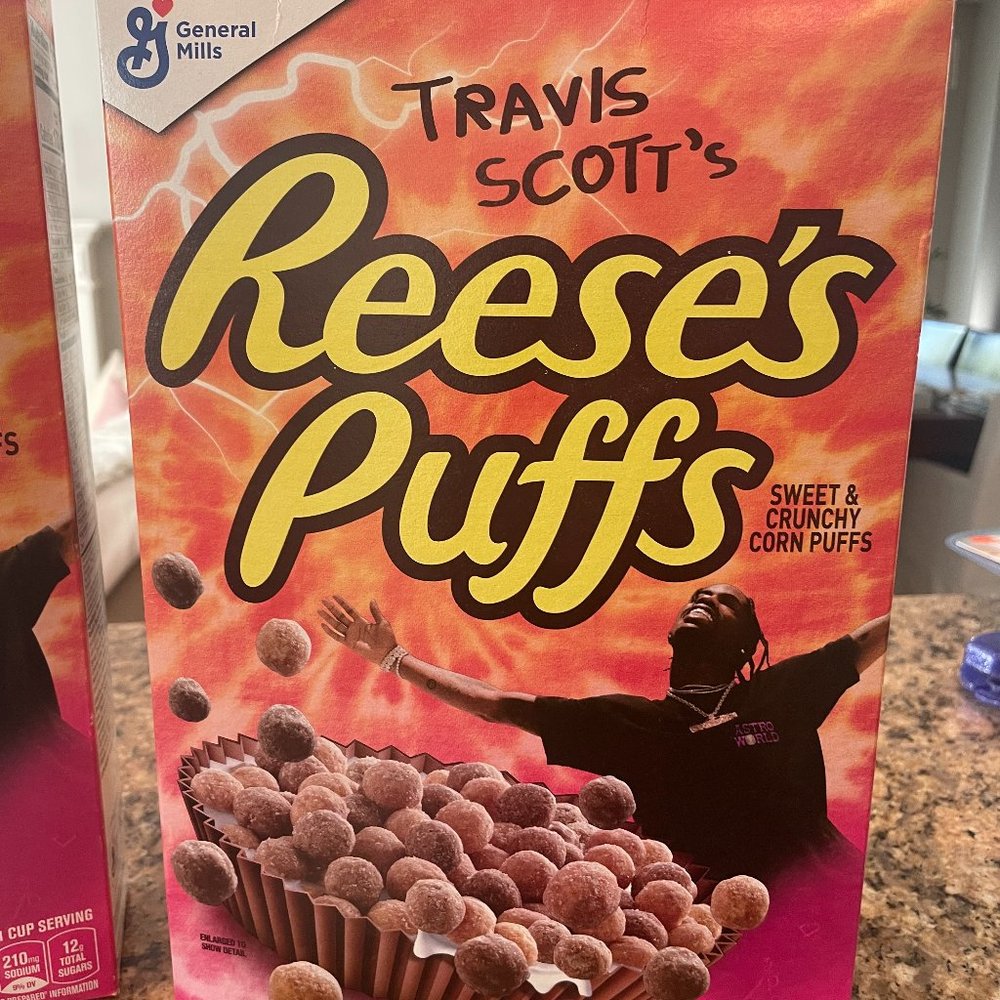 TRAVIS SCOTT X Reese's Puffs Cereal Hard to find